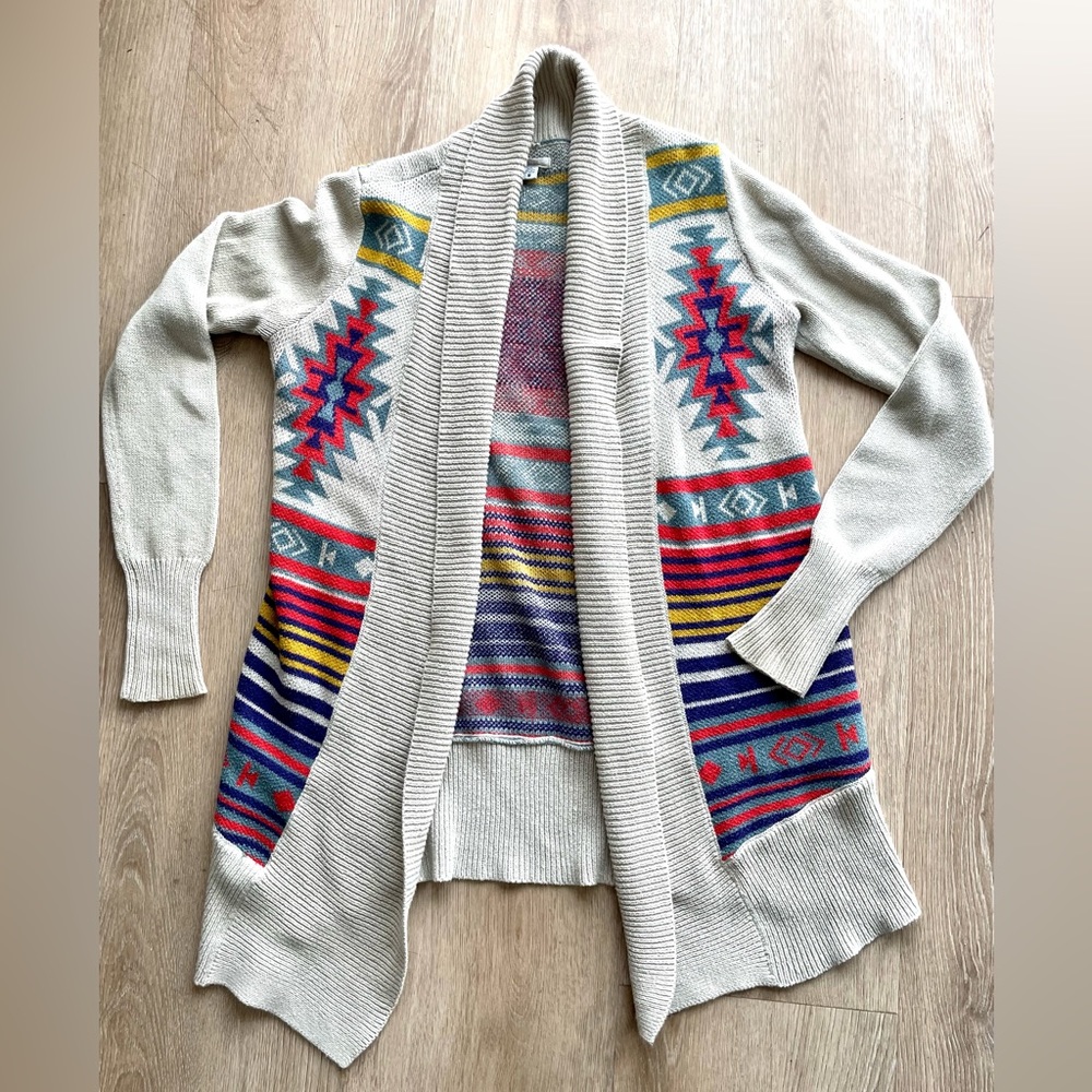 Ecote // Urban Outfitters Tribal Southwestern Cardigan 
Sweater - Size Small